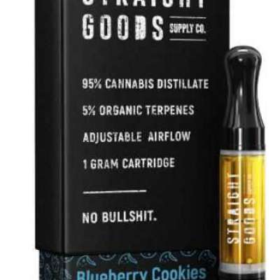 STRAIGHT GOODS CARTRIDGE 1.0 ML AAAA BLUEBERRY COOKIES – HYBRID Profile Picture
