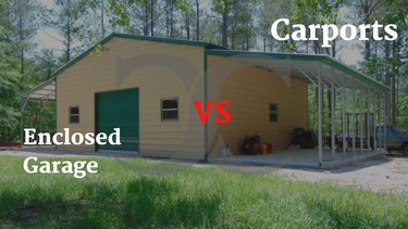 How The Enclosed Garage Is Different From Carports? - SuccessCENTER Articles By Cardinal Carports