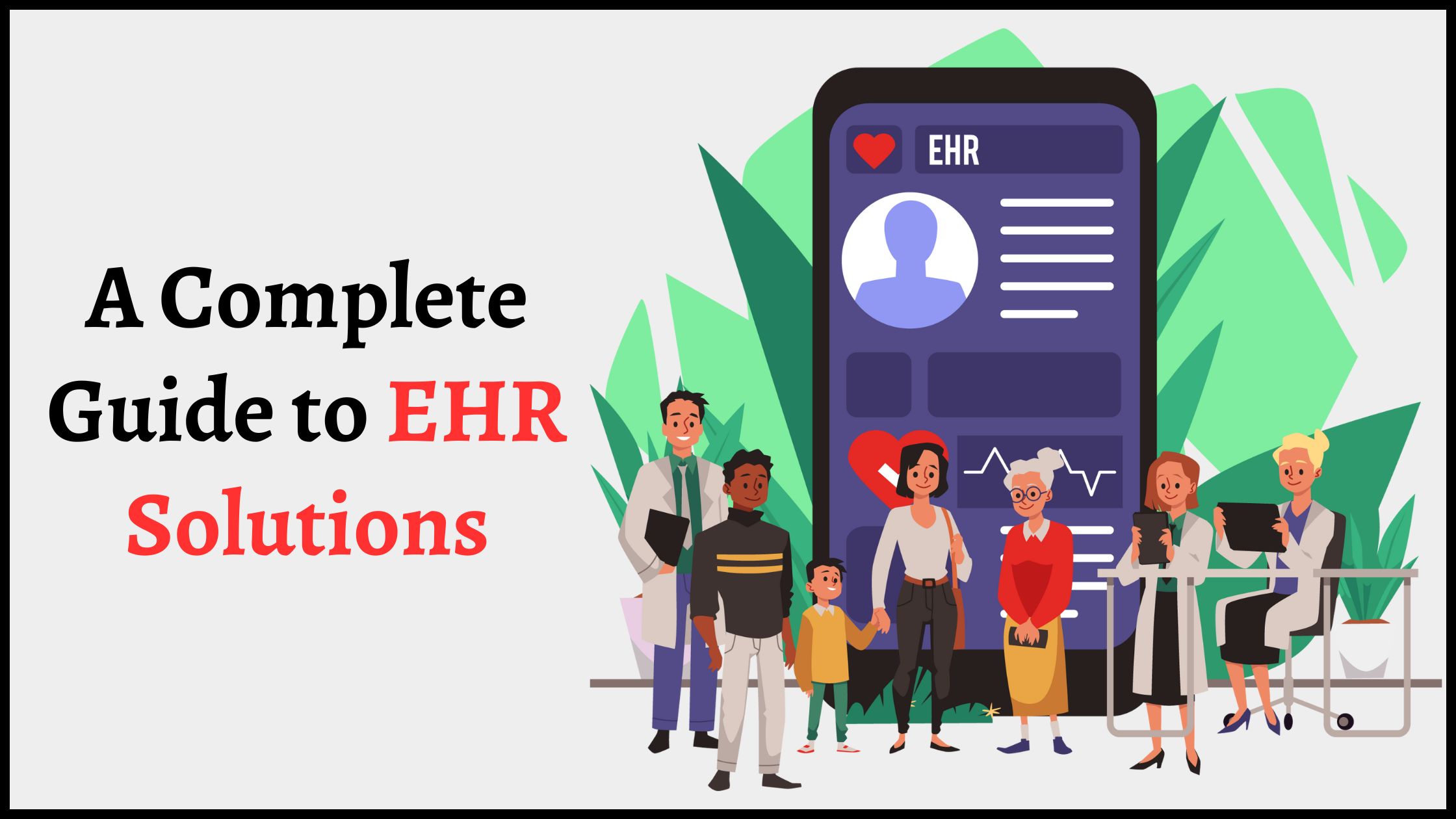 A Complete Guide on EHR Solutions: Types, Process, and Costs