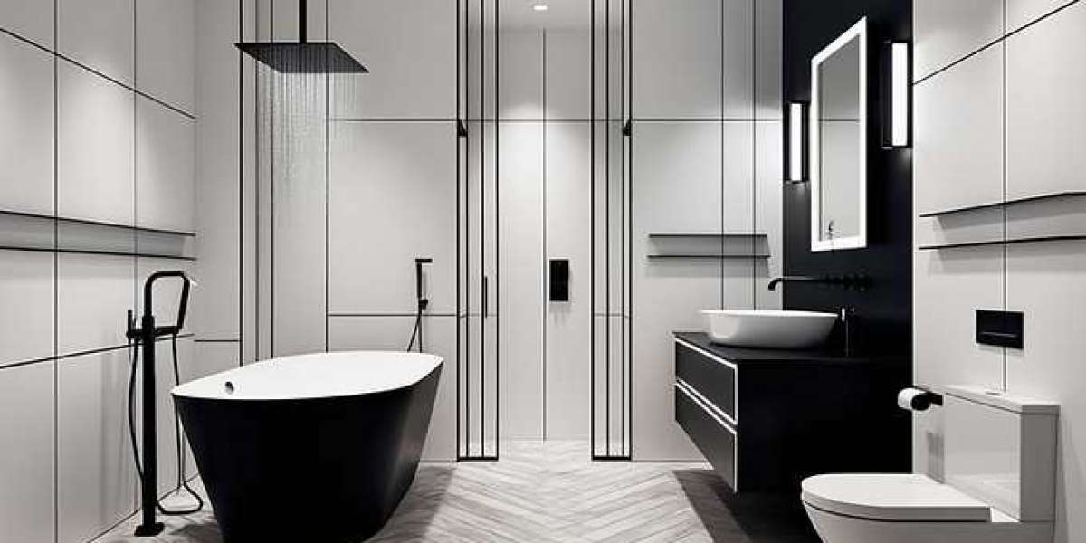 40 Best Modern Black and White Bathroom Design Ideas