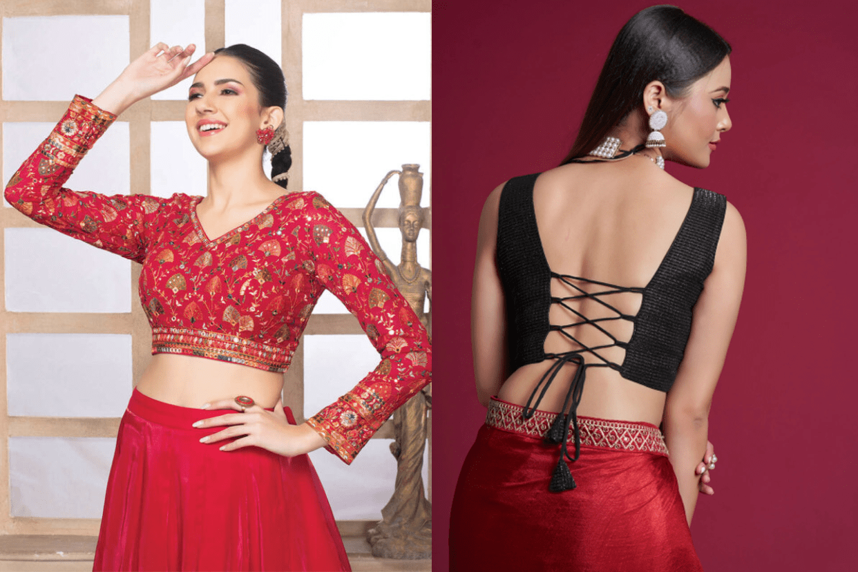 What Are the Different Types of Blouses for Sarees? - styleoflady